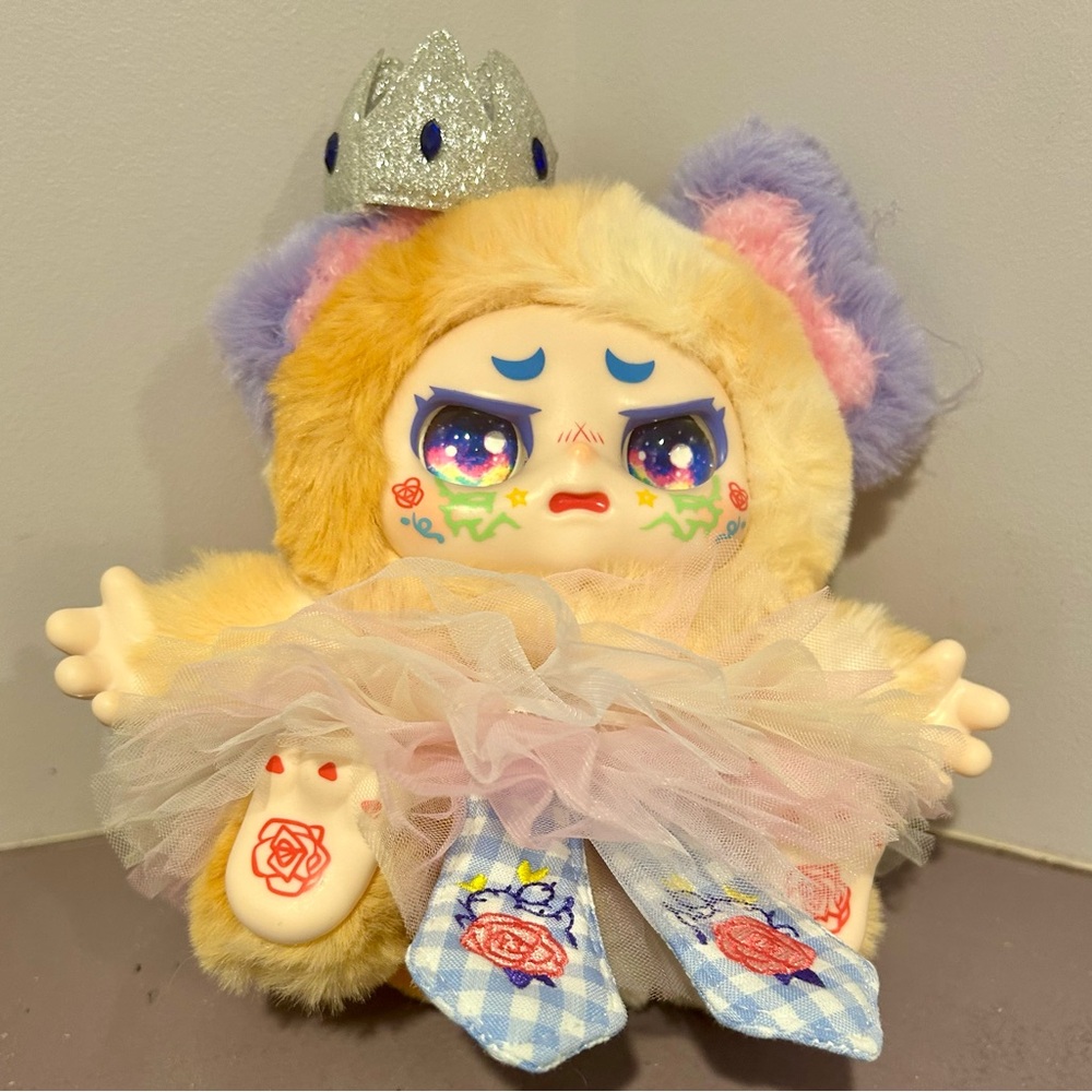 Kimmon Plush Toy with Silver Crown and Colorful Details, Protagonist Collection